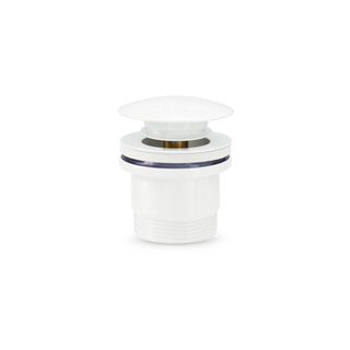 Brasshards White Universal Pop Up Dome Basin Waste