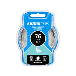 Sutton Tools 76mm Diamond Grit Holesaw