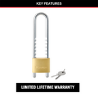MasterLock 50mm Solid Brass Adjustable Shackle Padlock - Image 4 of 20