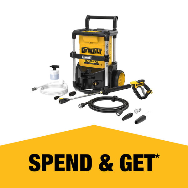 DeWALT 2 x 18V XR Pressure Washer - Skin Only