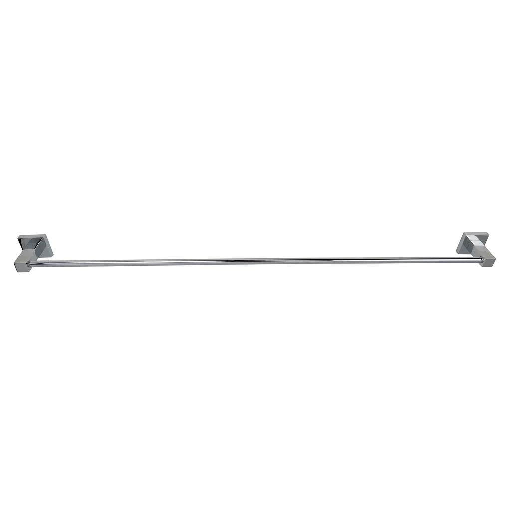 Barelli Piazza 600mm Chrome Single Towel Rail - 600mm - Image 1 of 3