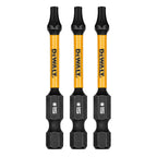 DeWALT FLEXTORQ 57mm TX15 Screwdriver Bit DWAF2TX15IR3 - 3 Pack - Image 1 of 3