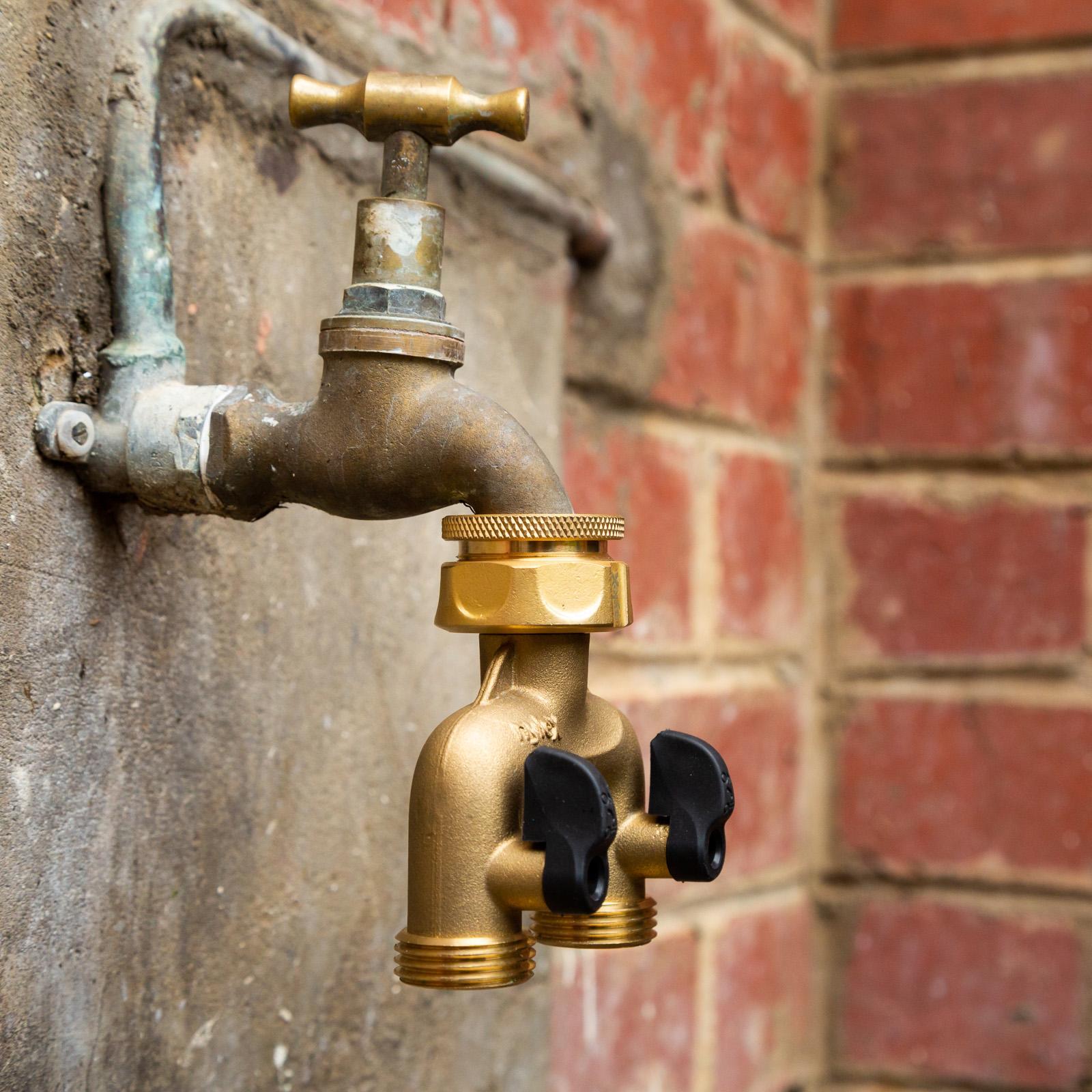 Nylex Brass Two Way Manifold - Image 9 of 11