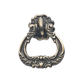Prestige Large Antique Brass Jewel Pull Knob
