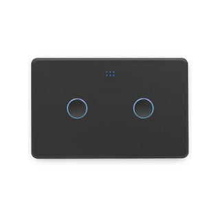 DETA White Gloss Grid Connect Smart Double Gang Touch Light Switch