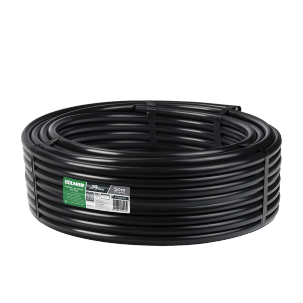 Holman 19mm x 50m Black Poly Pipe