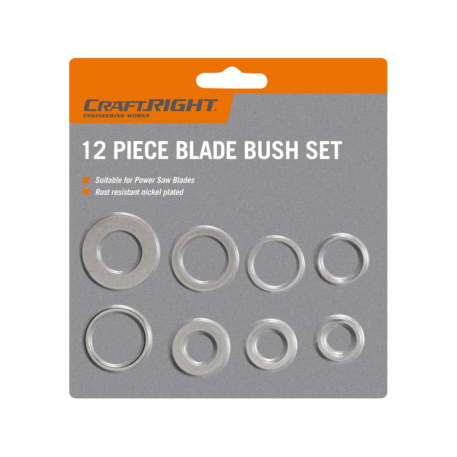 Craftright 12 Piece Circular Saw Bush Set - Image 1 of 1