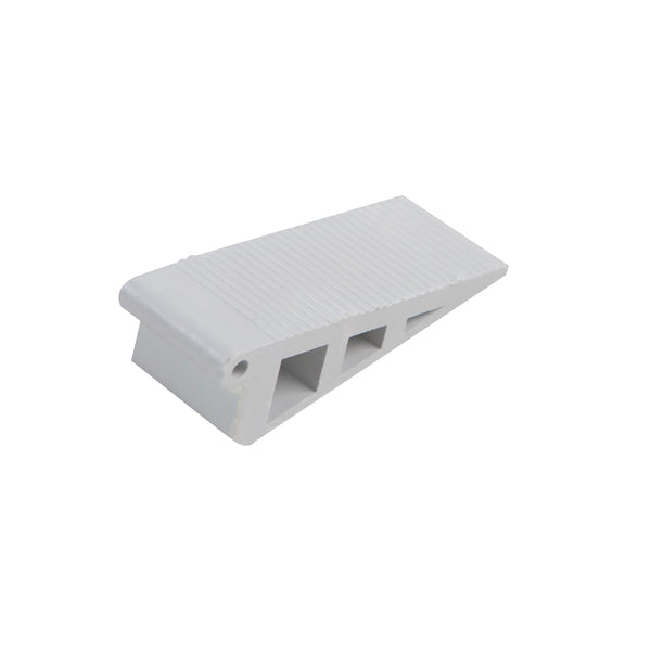 Adoored Medium White Rubber Door Wedge - 2 Pack - White