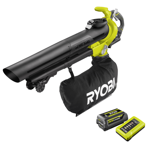 Ryobi 36V Brushless Cordless Blower Vac 4.0Ah Kit RBV3640
