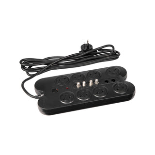 HPM 8 Outlet TV/AV Surge Protected Powerboard
