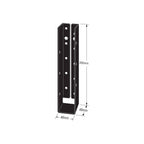 Simpson Strong-Tie 240 x 45m Black Outdoor Accents Concealed Joist Hanger - Image 2 of 5