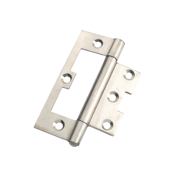 Lane 100 x 65 x 2mm Polished Stainless Steel Fixed Pin Durasmooth Non Mortise Hinge