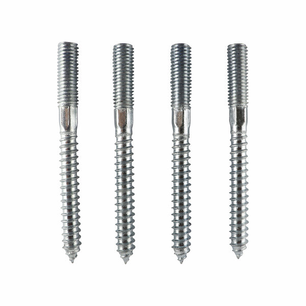 Everhang M10 x 100mm Zinc Plated Hanger Bolt - 4 Pack