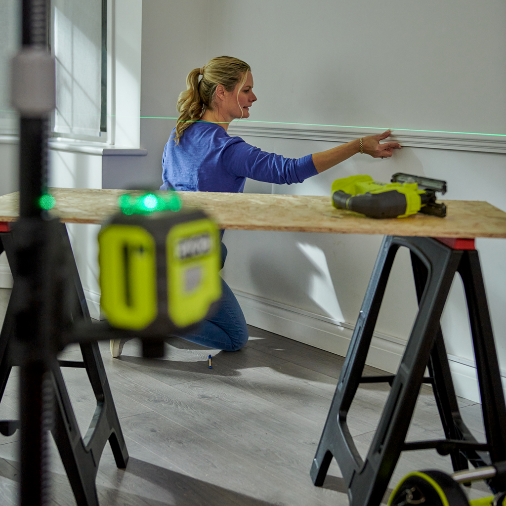 Ryobi 25m 360° Green Line Laser - Image 3 of 9