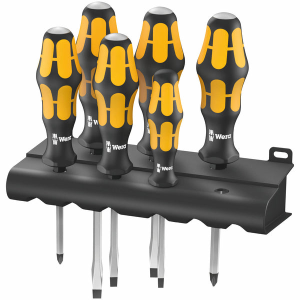 Wera 6 Piece 932/6 Chisel Screwdriver Set