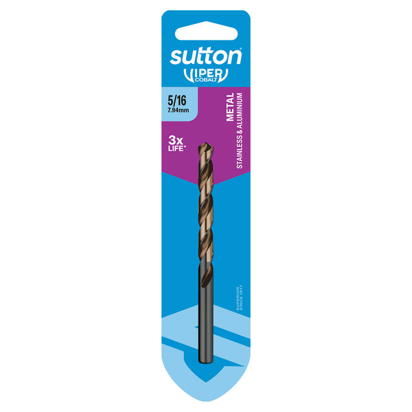 Sutton Tools 5/16" Viper Cobalt Jobber Drill Bit