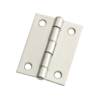Lane 50 x 40 x 1.2mm Satin Stainless Steel Fixed Pin Butt Hinge - 2 Pack