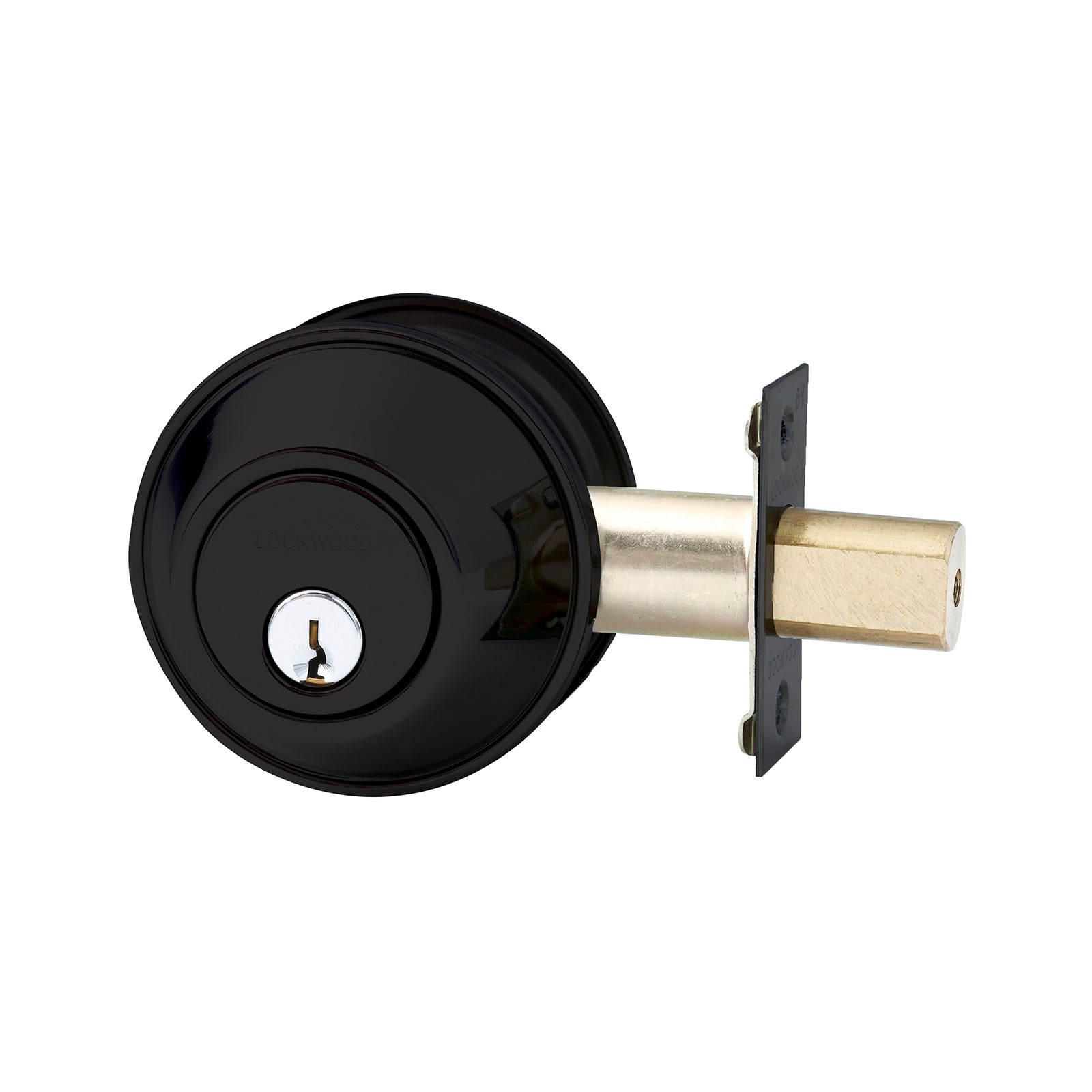 Lockwood Matt Black Symmetry Double Cylinder Deadbolt - Image 1 of 1