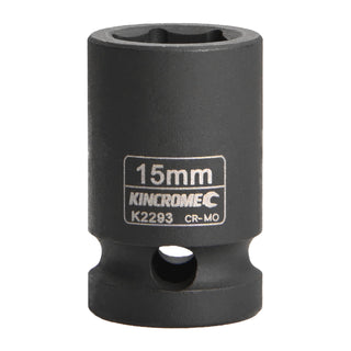 Kincrome 15mm 1/2” Square Drive Impact Socket