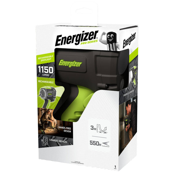 Energizer Pro Series Rechargeable 1150 Lumens LED Spotlight