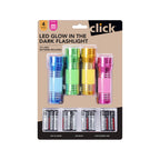 Click Glow In Dark Flashlight - 4 Pack - Image 1 of 5