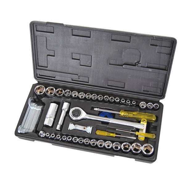 Supatool 62 Piece 1/4" & 3/8" Drive Socket Set