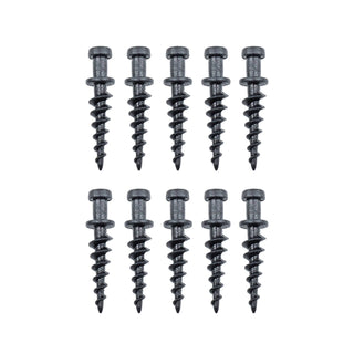 Everhang 30kg Black Heavy-Duty Picture Hanging Plasterboard Screw - 10 Pack