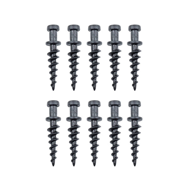 Everhang 30kg Black Heavy-Duty Picture Hanging Plasterboard Screw - 10 Pack