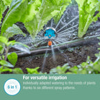 GARDENA Micro Irrigation 6 in 1 Spray Nozzle - 2 Pack - Image 3 of 9