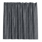 Barelli Polyester Shower Curtain Long Drop Midnight Mist 210x180cm - Image 1 of 2