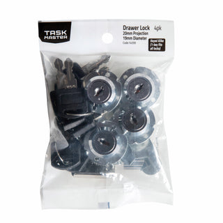 Taskmaster 19 x 20mm Drawer Lock Keyed Alike