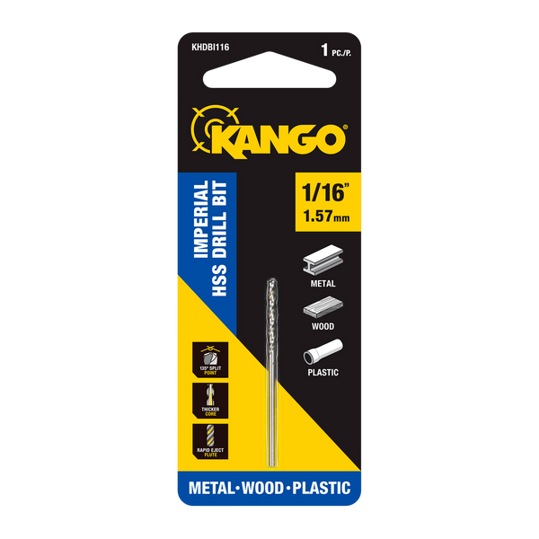 Kango 1/16" HSS Drill Bit