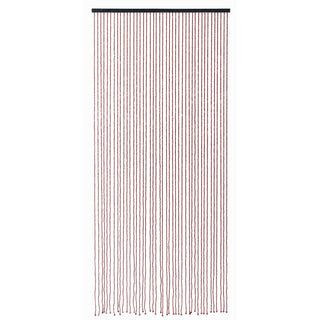 Pillar 90 x 200cm Teak Bali Bead Door Curtain