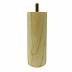 Adoored 53 x 150mm Raw Wood Round Furniture Leg - Image 1 of 4