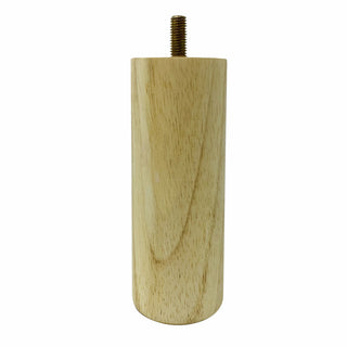 Adoored 53 x 150mm Raw Wood Round Furniture Leg