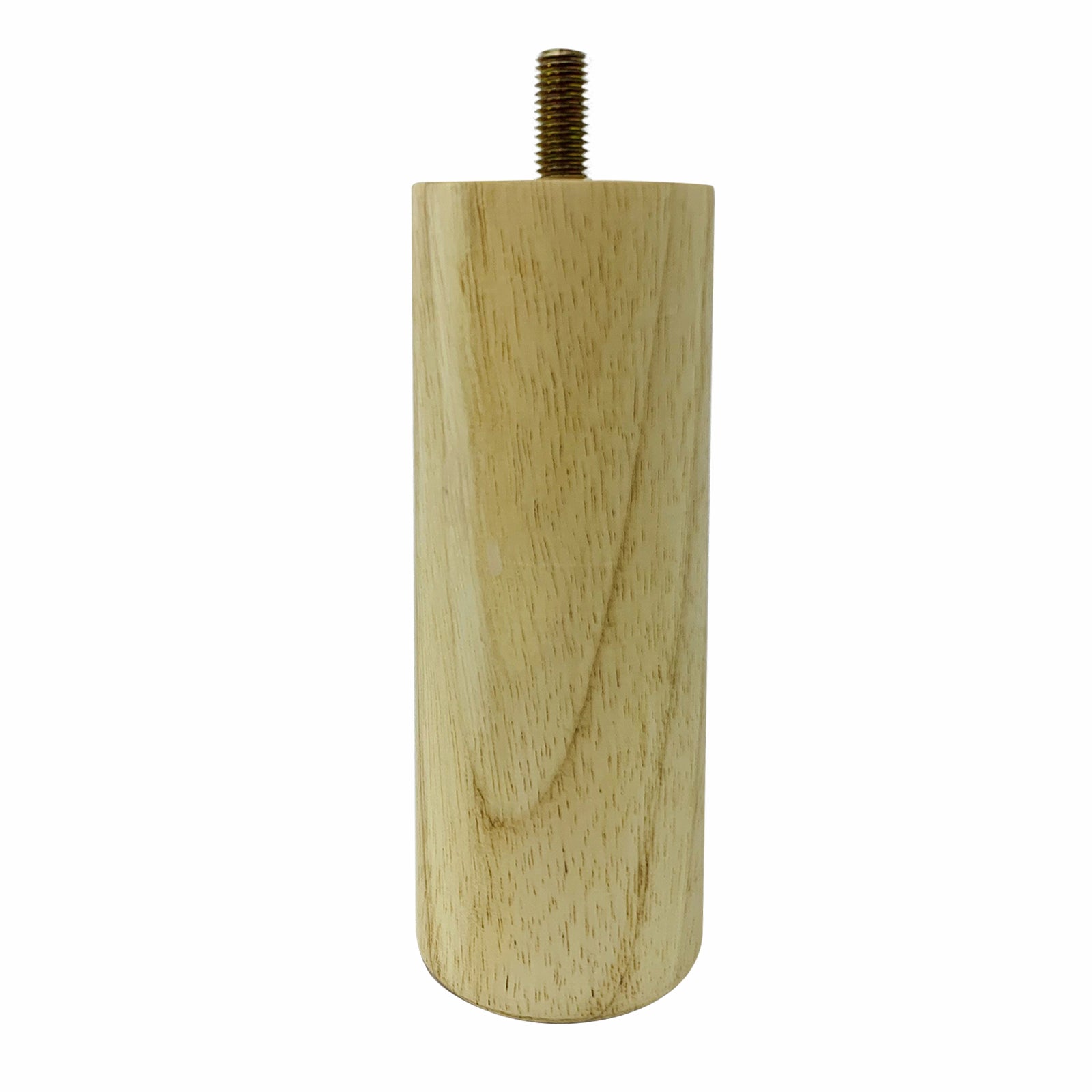 Adoored 53 x 150mm Raw Wood Round Furniture Leg - Image 1 of 4