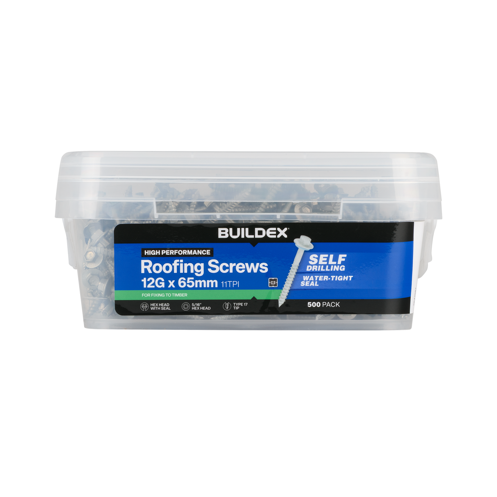 Buildex Roofing Screw 12GX65 - Box 500 - Image 2 of 2