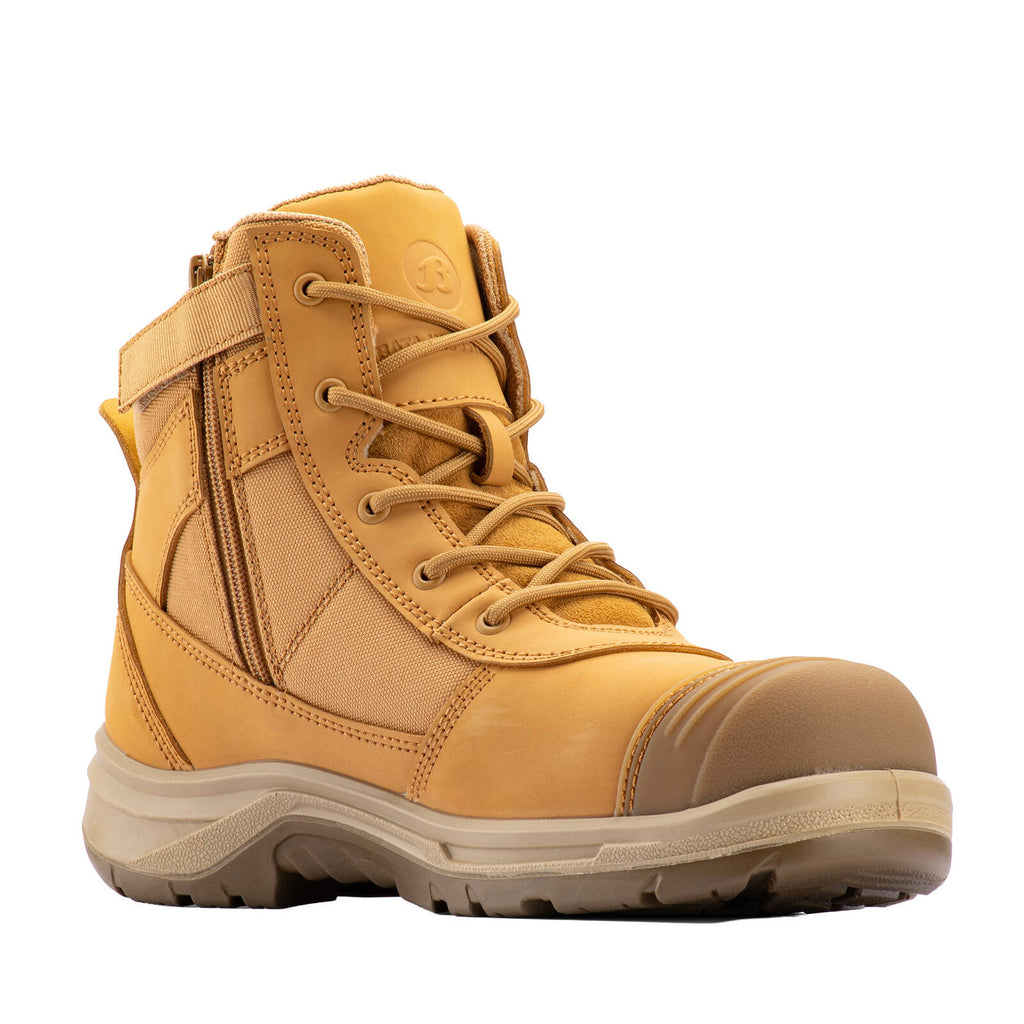 Bata Industrials Men's Wheat Comet Zip Side Safety Boot - UK Size 10 - Image 1 of 5
