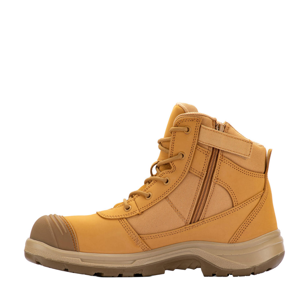 Bata Industrials Men's Wheat Comet Zip Side Safety Boot - UK Size 10 - Image 4 of 5