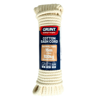GRUNT 8mm x 15m Cotton Sash Cord