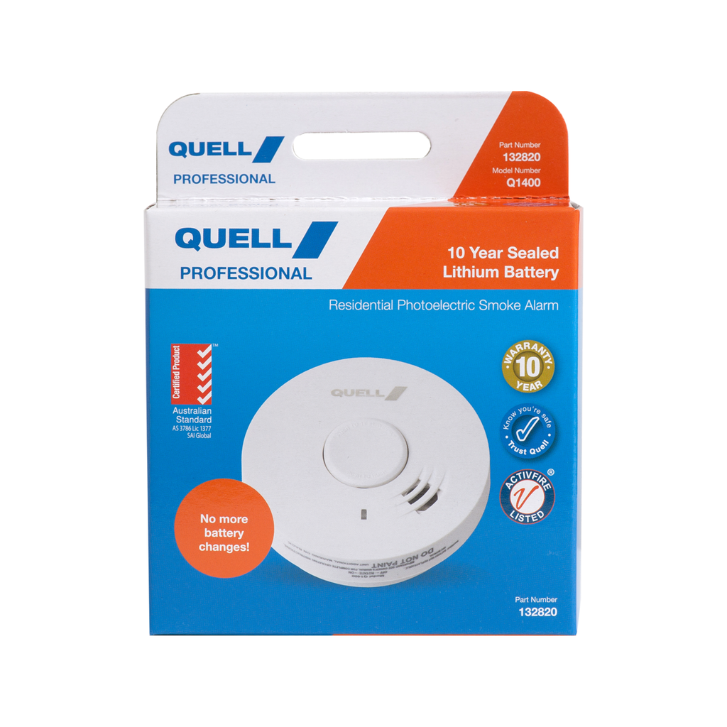 Quell Q1400 10-Year Battery Photoelectric Smoke Alarm - Image 1 of 2