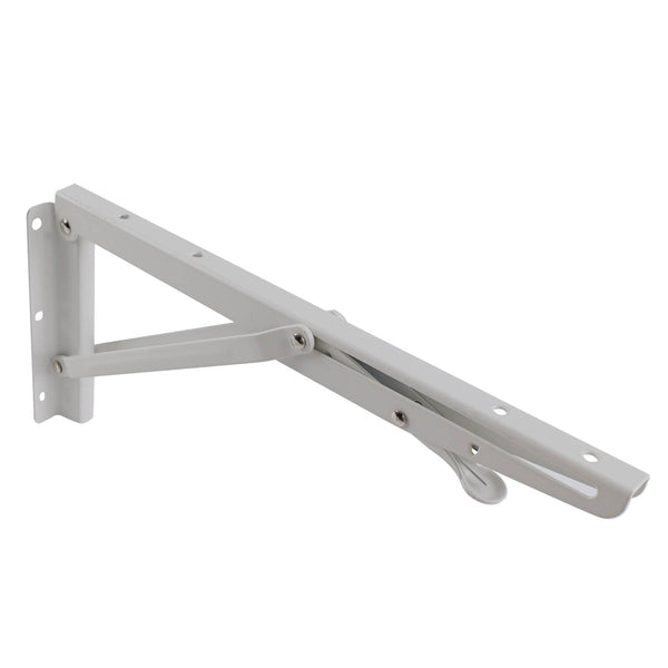 Carinya 315 x 145mm White Folding Spring Loaded Bracket