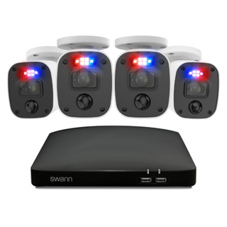 Swann 8-Channel 2K DVR Security System with 4 Cameras, Mics and 1TB HDD