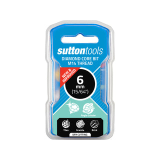 Sutton Tools 6mm M14 Diamond Core Bit