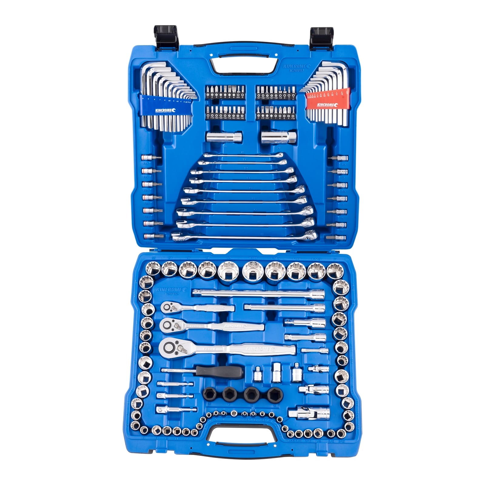 Kincrome 165 Piece 1/4" 3/8" &amp; 1/2" Drive Metric &amp; Imperial Socket Set - Image 2 of 2