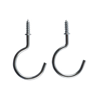 Everhang 28mm Zinc Plated Cup Hook - 2 Pack