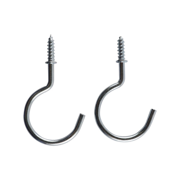 Everhang 28mm Zinc Plated Cup Hook - 2 Pack