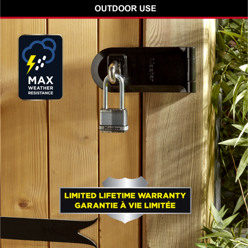 Master Lock 45mm Magnum With 64mm Extra Long Shackle Padlock - Image 13 of 18