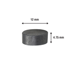 Everhang 12mm Ceramic Disc Magnet - 10 Pack - Image 2 of 5