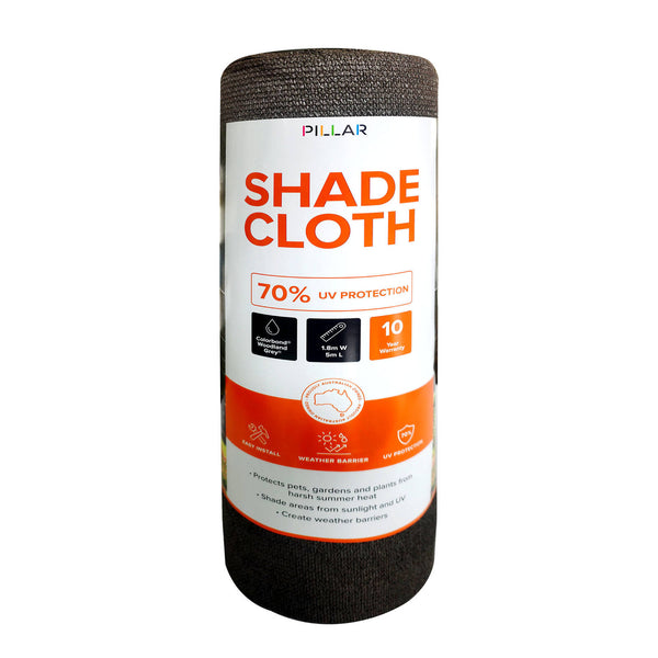 Pillar 1.83 x 5m Woodland Grey 70% Shade Cloth